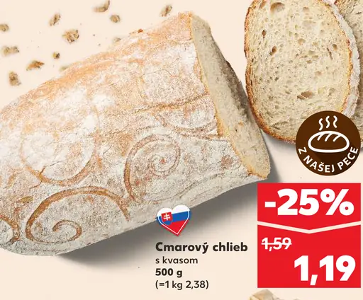Cmarový chlieb s kváskom