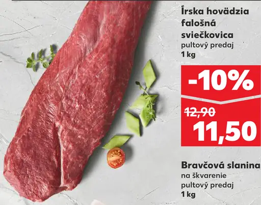 Írska hovädzia falošná sviečkovica
