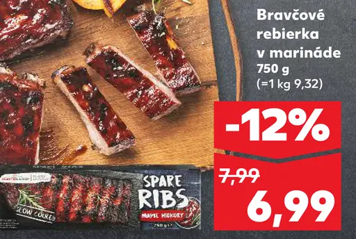 Bravčové rebierka v marináde