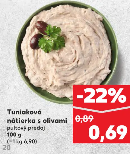 Tuniaková nátierka s olivami