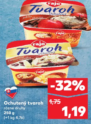 Rajo tvaroh ochutený