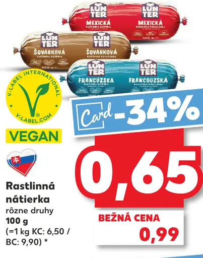 Rastlinná nátierka
