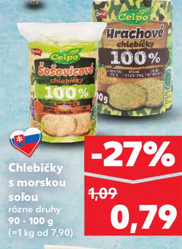 Chlebíčky s morskou soľou