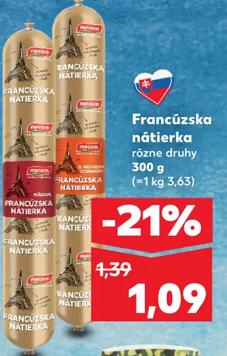 Mecom Francúzska nátierka
