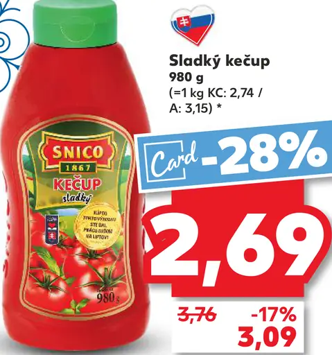 Snico Sladký kečup