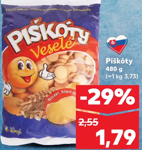 Piškoty Veselé