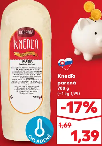 Dobrota Knedľa parená