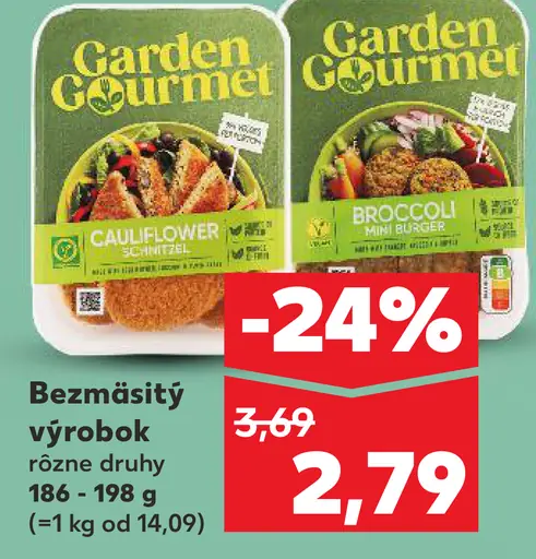Garden Gourmet bezmäsitý výrobok