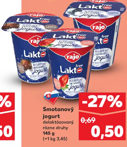 Rajo Mňam Smotanový jogurt nugát