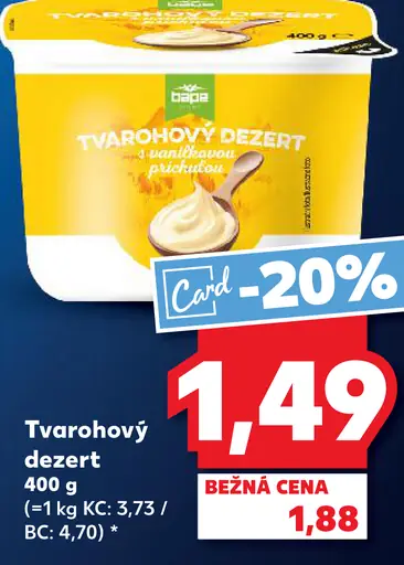 Zott Tvarohový dezert
