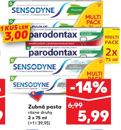 Parodontax zubná pasta