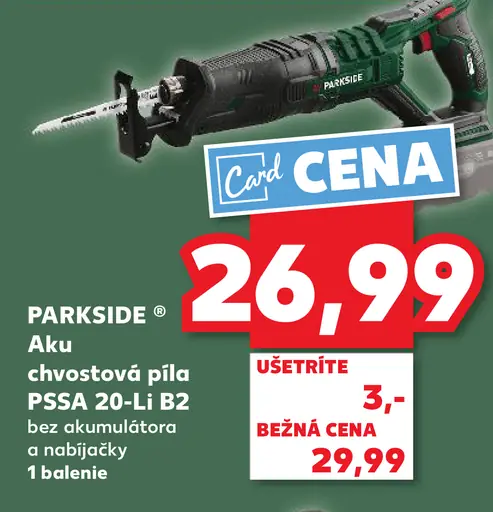 Parkside Aku chvostová píla