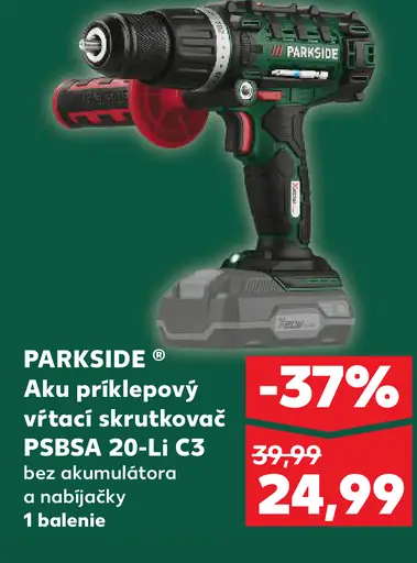 Parkside Aku vŕtací skrutkovač