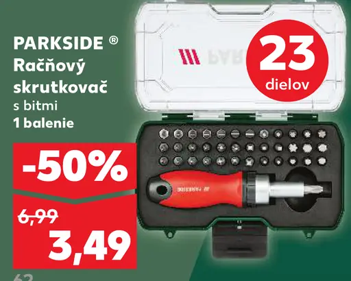 Parkside Račňový skrutkovač