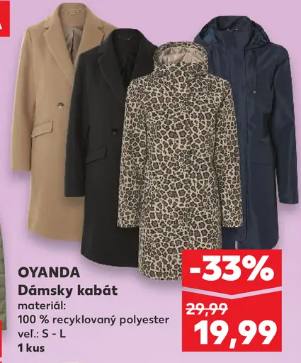 Oyanda Dámsky kabát