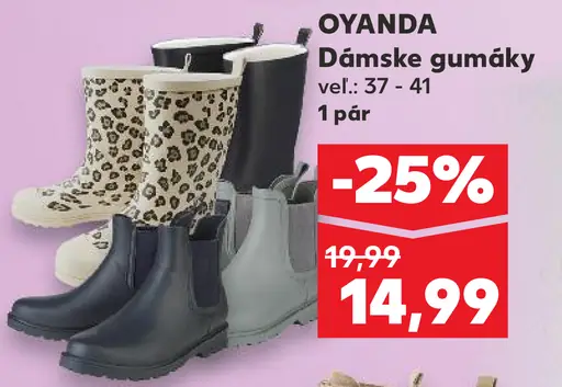 Oyanda Dámske gumáky