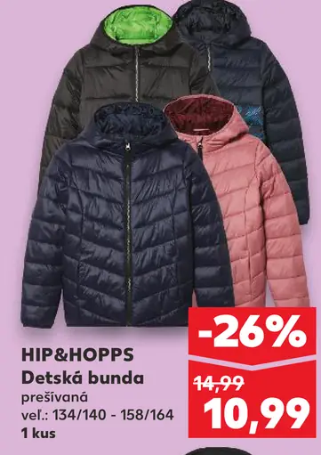 Hip&Hopp's Detská bunda prešívaná