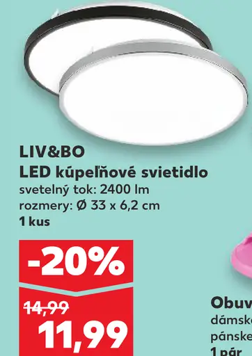 LIV&BO LED kúpeľňové svetlo