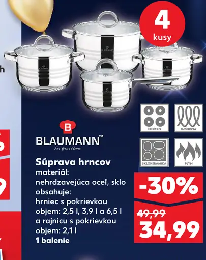 Blaumann Súprava hrncov