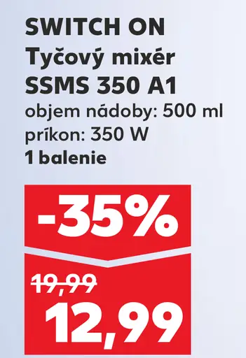 SWITCH ON Tyčový mixér SSM 350 A1