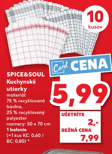 SPICE&SOUL Kuchynské utierky