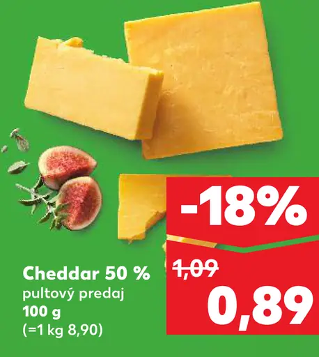 Cheddar 50 %