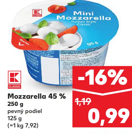 K-Classic Mini Mozzarella