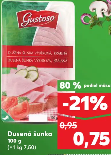 Gustoso Dušená šunka