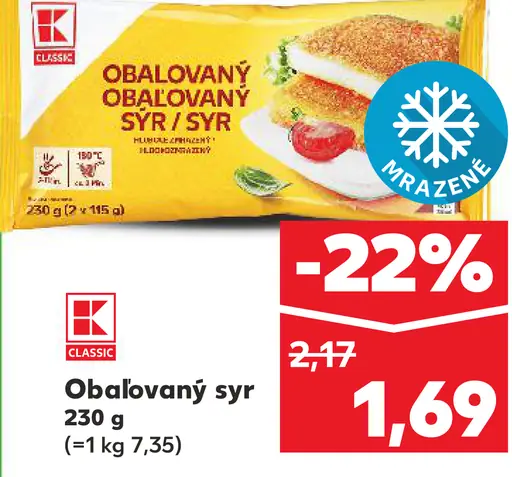 K-Classic Tavený syr