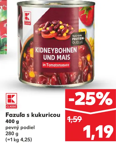 K-Classic Fazula s kukuricou
