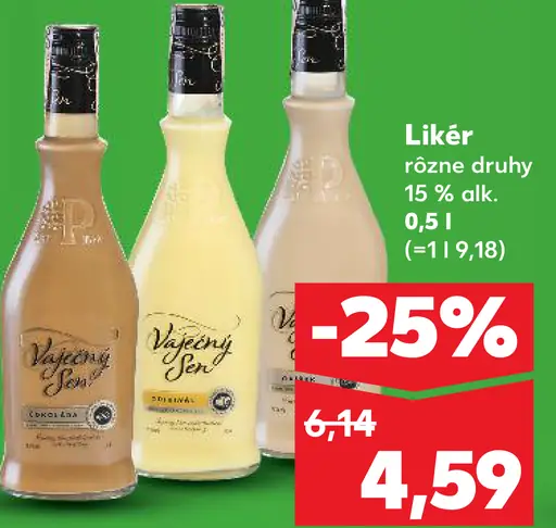 Vaječný likér 15 %