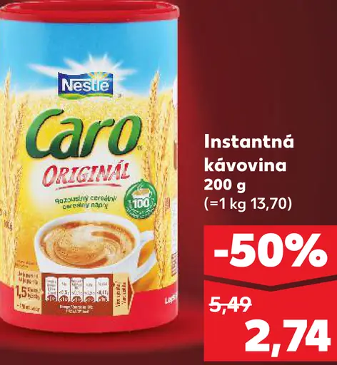Nestlé Caro Original instatná kávovina