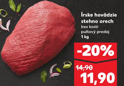 Kaufland Írske hovädzie stehno orech