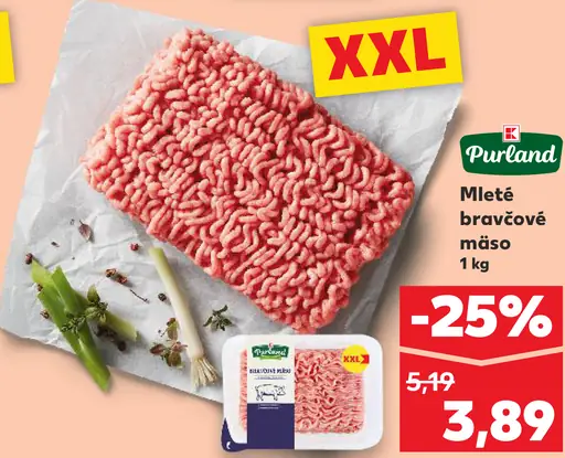 Purland Mleté bravčové mäso