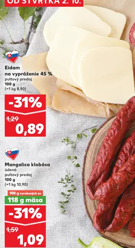 Eidam na vyprážanie 45%