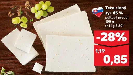 Teta slaný syr 45 %