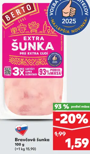 Berto šunka extra