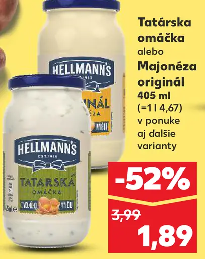 Tatárska omáčka alebo Majonéza originálna