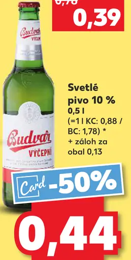 Svetlé pivo plechovka