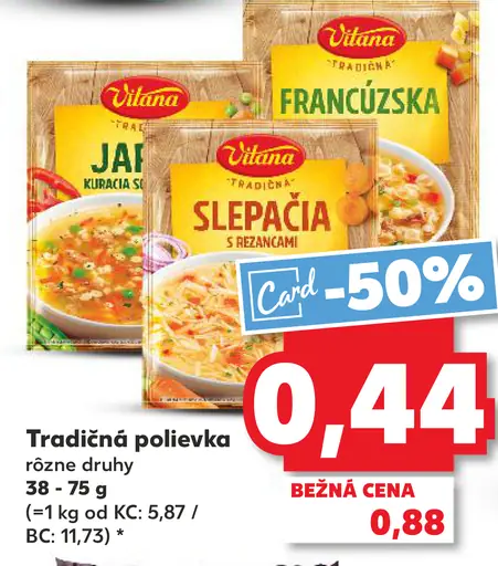 Vitana tradičná instantná polievka