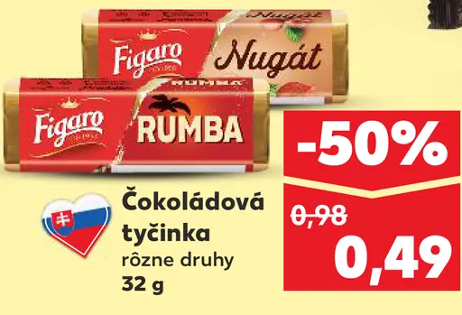 Figaro Čokoládová tyčinka