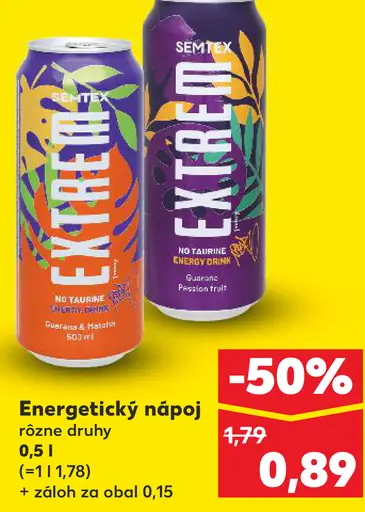 Semtex Energetický Nápoj