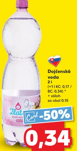 Zlatá studňa ochutená voda