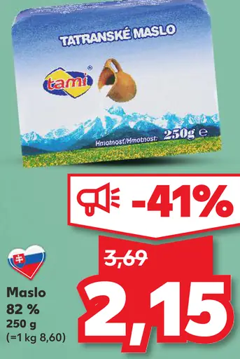 Tami Tatranské maslo