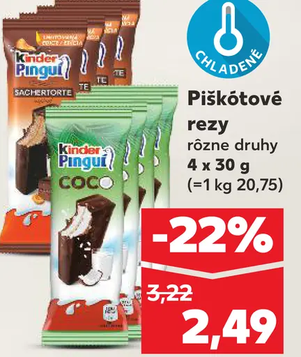 Kinder Pingui Rezy