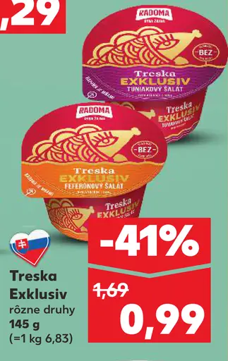 Ryba Žilina Treska Exklusivný