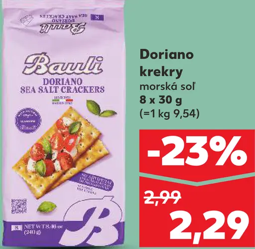 Bauli Doriano krekry morské sól