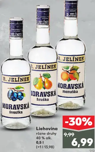 R. Jelínek Liehovina Moravská slivovica