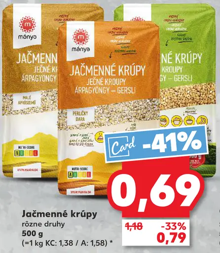 Máňa Jačmenné krúpy