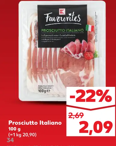Favourites Prosciutto Italiano